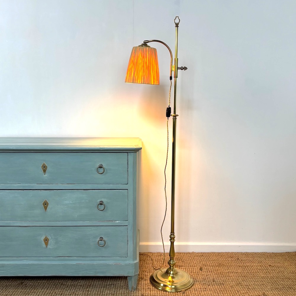 Vintage Brass Reading Lamp